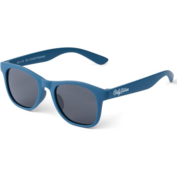 RIVBOS Gafas de sol polarizadas con protección UV para niños y niñas, RBK004, W Rosa, M