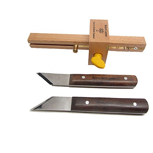 Complete Marking Knife Set with Beechwood Marking Gauge Tool Woodworking