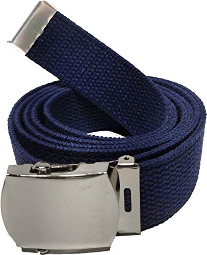 navy web belt