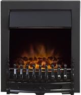 Adam Southwold Oak Black Fireplace Suite 43 Inch with Blenheim Electric Fire view 4