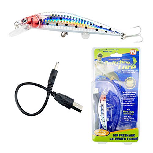 Drake18 Leurre De Pêche électrique Appâts De Pêche Vibrants Wobblers Réalistes Crochet Triple Reble Rechargeable Usb…
