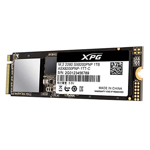 1 XPG+SX8200+Gen3x4+3000MB+ASX8200PNP+1TT+C