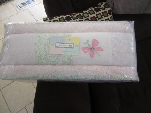 Crib Bumper Floral with a Butter Fly