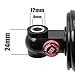 DNM Damping 2 System Mountain Bike Rear Shock Rebound/Preload Anodized AL 6061 Coil Spring 750 Lbs 165mm (6.5