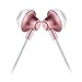 In-Ear Headphones Earbuds Earphones, Anlyso Wired Apple Style Noise Cancelling Earbuds Powerful Stereo Bass Earphones Remote Control Eerpods Headset with Microphone (Rose Gold)