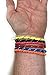 72 Bulk Braided Friendship Bracelet 6 Color Assortment