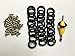 FidgetKute 200 pcs GI Joe 3.75'' Cobra Action Force O-Rings Waist Bands & 200 pcs Screws