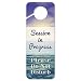 Graphics and More Session in Progress Please Do Not Disturb Plastic Door Knob Hanger Warning Room Sign - Pastel Ocean Sunset