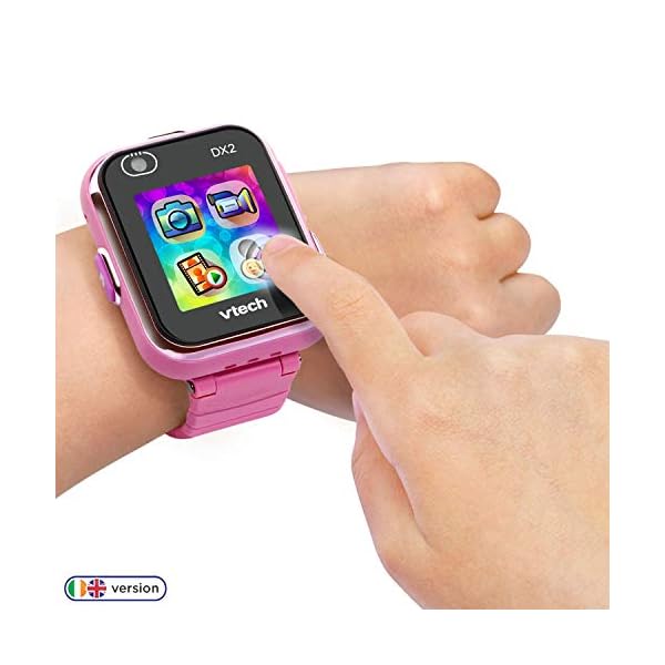 VTech-193853-Kidizoom-Smart-Watch-Pink VTech 193853 Kidizoom Dual Camera Smart Watch-Pink, 1.5 x 4.6 x 22.4 cm
