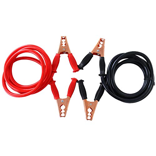 LtrottedJ Heavy Duty Jumper Booster Cables Commercial Grade Battery 4 Gauge 10ft 1000 AMP