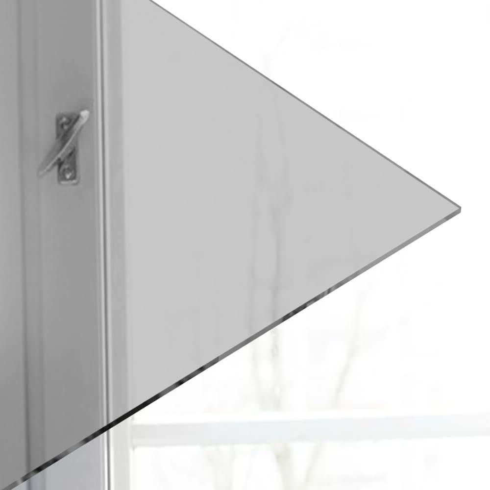 CrestGlass 10mm Light Grey Tint Gloss Cast Premium Acrylic Plastic Sheet (420mm x 297mm / A3)