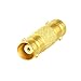 VCE 10-Pack BNC Coupler Gold Plated, BNC Female to Female Connector Adapter for CCTV Security Camera