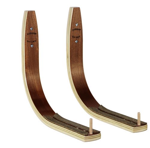 Hawaiian Gun Rack Surfboard Wall Rack for Vintage, longboards & Paddle Boards