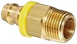 Anderson Metals Brass Push-On Swivel Hose