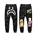 New Bape A Bathing Ape Shark Head Trousers Mens Sports Casual Cotton Sweat Pants