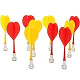 Pixnor Pack of 10 Magnetic Darts for Magnet Dartboard Dart Board