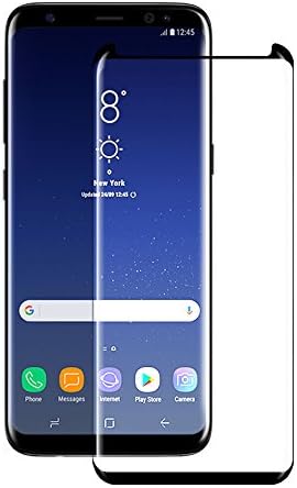 Samsung S8 Plus Tempered Glass Screen Protector Case Friendly, JOREMA 3D curved Edge,Full Coverage Anti-Scratch,HD Clear,,Bubble Free,Anti-Fingerprint Glass Screen Protector For Galaxy S8 Plus