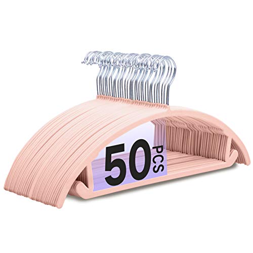 Premium Velvet Hangers No Shoulder Bumps Suit Hangers with Chrome