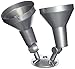 Nuvo Lighting SF77/703 Two Light Outdoor Heavy Duty Cast Aluminum Durable Weather Proof Security Flood Light, Gray