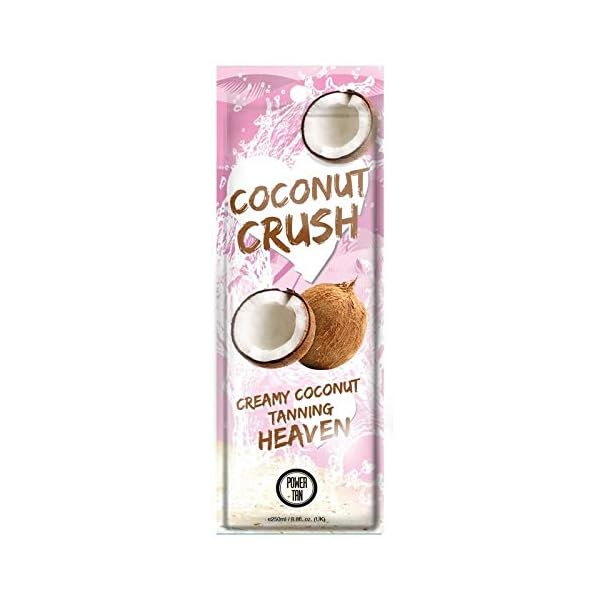 Power Tan Coconut Crush Sunbed Tanning sachet 20ml - BLSPT717