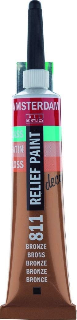 Decorfin RELIEF (Gutta Outliner) PAINT BRONZE - 20ml