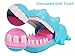 Practical Jokes Hippo Dentist Biting Finger Fun Games Funnier (Blue & Big Size)