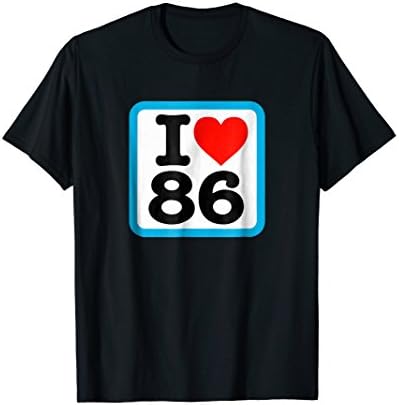 I Love 86 GT86 FRS FR-S Hachi-roku Initial D t-shirt