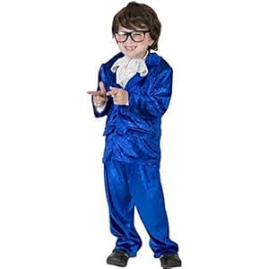 Amazon.com: Boy's Austin Powers Halloween Costume (Size: Medium 7-10