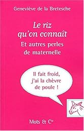 Le  riz qu'on connaît