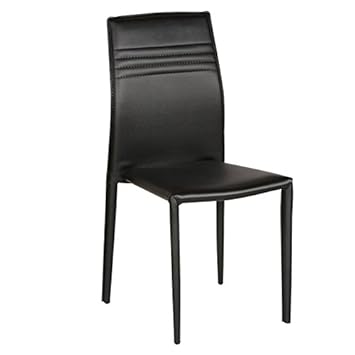 HomeTown Presto Dining Chair, Set of 2 (Black)