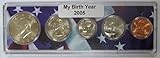 2005-5 Coin Birth Year Set in American Flag Holder Uncirculated