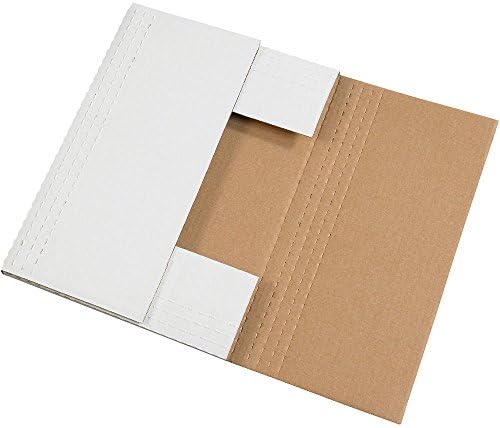 100 - 12-1/2 x 12 1/2 x 1 White Multi Depth - Lp Records, Book, Catalog Mailer