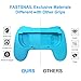 FastSnail Grips compatible with Nintendo Switch Joy Cons, Wear-resistant Handle, 2 Pack (Red and Blue)thumb 1
