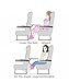 Foot Rest,New-Type Portable Adjustable Height Travel Footrest Flight Carry-on Foot Rest Travel Accessories and Office Foot Rests, Best Footrests Hammock for Office Bus Airplane (Black)