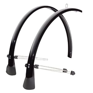 SKS Commuter Mudguard Set with Spoiler – Black, 35mm/28″