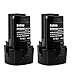 Fhybat 3500mAh BL1013 Battery for Makita 12v Replacement BL1014 194550-6 194551-4 195332-9 Li-ion Cordless Drill Power Tools (2-Pack)