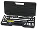 Tool House 770002 52-Piece Metric and Fractional Bit Tip and Socket Wrench Set