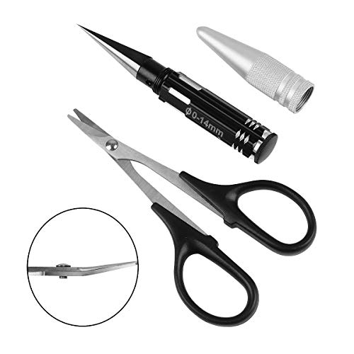 Innovateking Hole Puncher Reamer RC Body Reamer Sleeve 0-14mm RC Car Curved Trimming Scissor Universal Tool RC Car Body Shell Accessories - Thumbnail 5