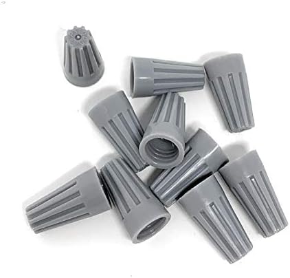 Grey Electrical Wire Connectors Ul - 1000 Pack (840476033818)