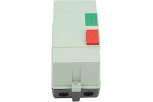 TISSTING Magnetic Electric Motor Starter Magnetic Starter Single Phase 220/230V 7.5KW (10HP) or 3 Phase 380/400V 15KW (20HP) 23-32A Dual Purpose Electric Motor Switch