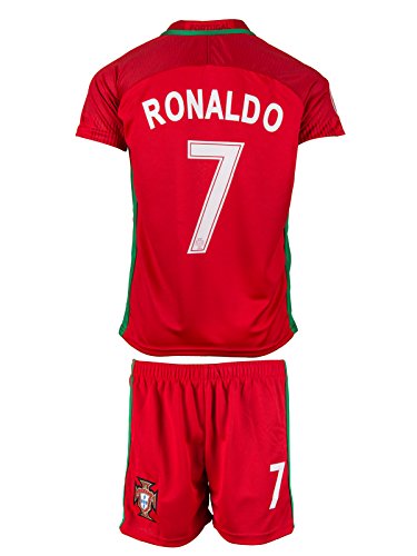 Portugal #7 Ronaldo Home Kids Jersey - 2016/17 (XL), Red- Buy Online in United Arab Emirates at 