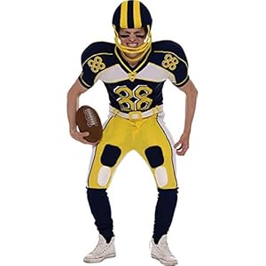Orion Costumes Disfraz de jugador de Fútbol Americano (Casco y balón)
