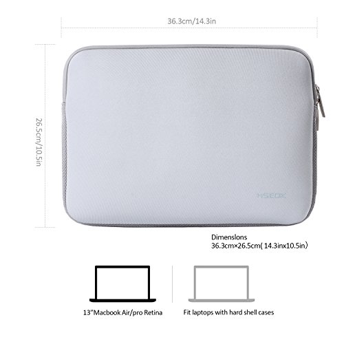 image for Hseok 13-13.3 Inch Laptop Sleeve Case, Water-resistant Sleeve with Sma