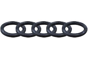 FIREHOSEDIRECT 1" NH/NST/NPSH Fire Hose Couplings & Adapters Gasket (5-Pack) - Made in the USA