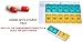 Extra Large Daily Pill Box -Weekly Pill Organizer with 7 Day AM/PM Twice a Day Storage Case with Detachable Travel compartments for Vitamins, Supplements and Medicines by Lifehapps