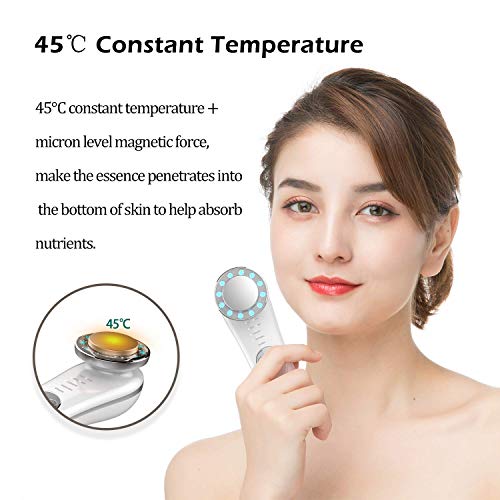 Facial massager - 7 in 1 Face Cleaner Lifting Machine - EMS face massager - Promote face Cream Absorption - Skin care tools - Lift & Firm Tighten Skin Wrinkles