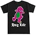 FTD Apparel Men's Hug Life Barney T Shirt - Small Black