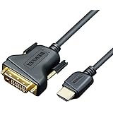 HDMI to DVI, Benfei HDMI to DVI Cable Bi Directional DVI-D 24+1 Male to HDMI Male High Speed Adapter Cable Support 1080P Full HD for Raspberry Pi, Roku, Xbox One, PS4 PS3, Graphics Card