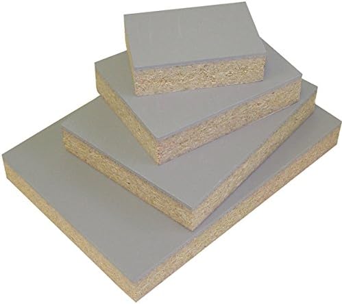 SpeedballRed Baron Gray Linoleum Block: Mounted to 3/4" Particle Board, 2" x 2"