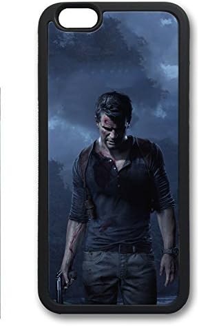 iPhone 6 case,the best Christmas?gift black Soft Rubber Bumper Case for iPhone6/6S [Colorful][cool]game case,High quality TPU material cover for iPhone 6/6s uncharted 4 a thiefs end game